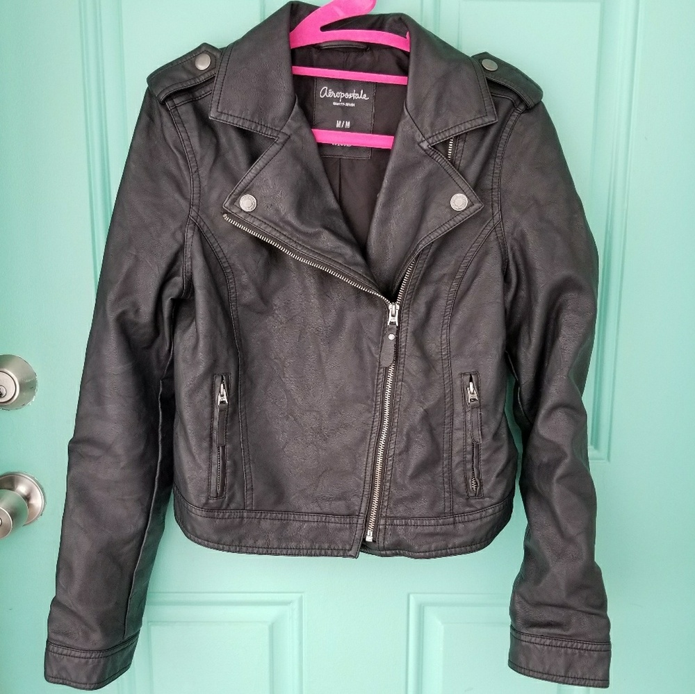Matte Vegan Leather Jacket